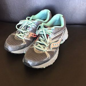 Saucony cohesion 6 grey sneakers size 8